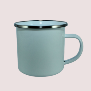 White Enamel Mug