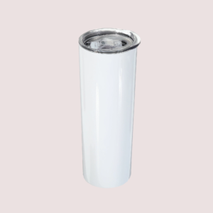 Skinny Tumbler Stainless Steel - White