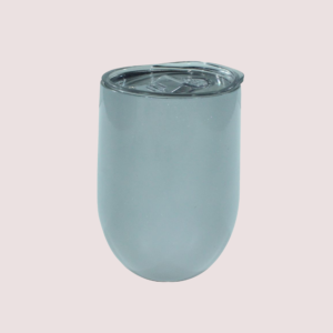 Wine Tumbler with Lid - White