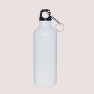 Metal Water Bottle - White 600ml