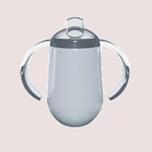 Baby Sippy Cup Egg Shape - White