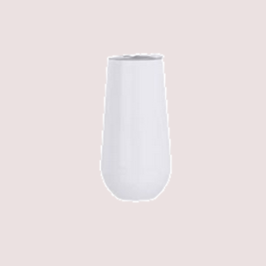 Champagne Flute with Lid - White 180ml